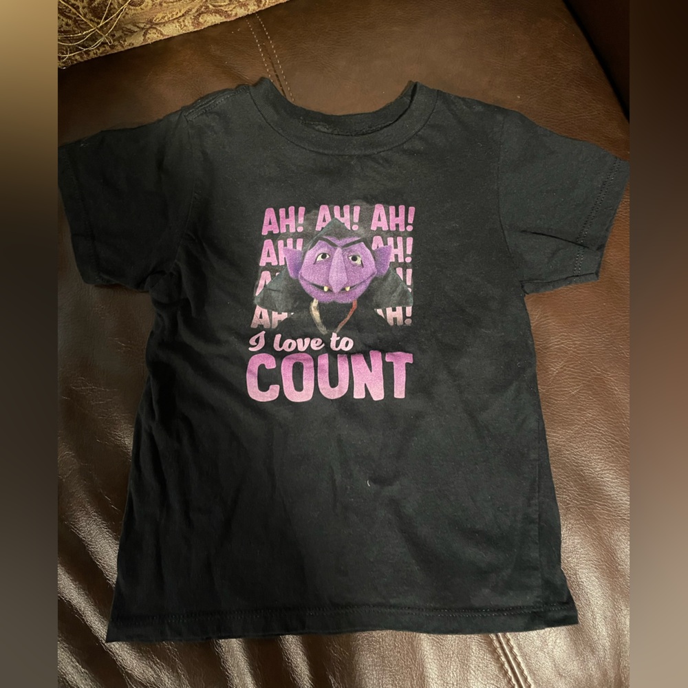 Sesame Street I love to Count Cotton Tee, Unisex 4T